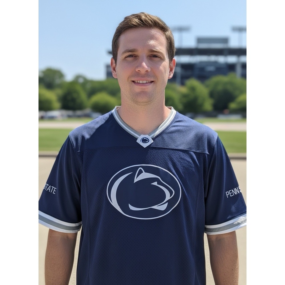 Penn State Men's Navy Football Jersey Size‎ X Large 0203
